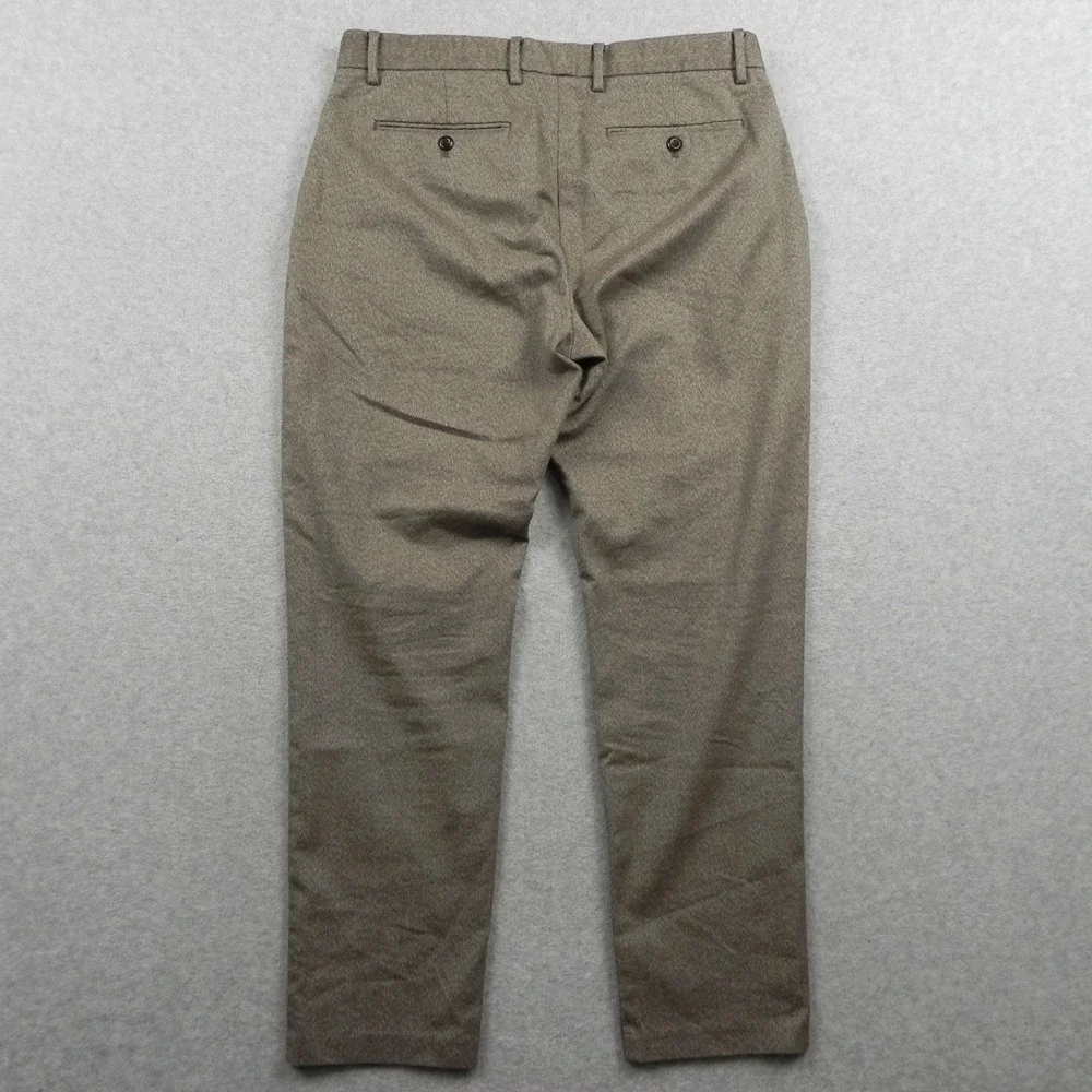 Banana Republic Pants Mens 34x29‎ Slim-Tapered Fit Dress Suit Flat Front Brown